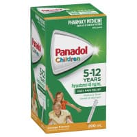 Panadol Children 5 to 12 Years Orange Flavour 200ml