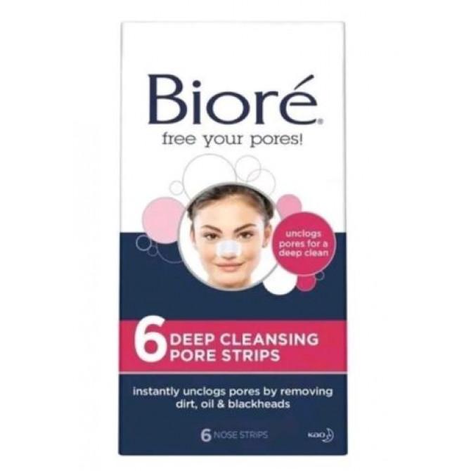 Buy Biore Deep Cleansing Pore Strips 6 Pack Online
