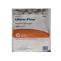 Embecta Ultra Fine Insulin Syringe 0.3ml 31g 6mm Pack of 10 Syringes Ref 324900