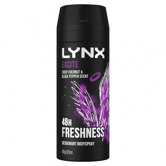 Buy Lynx Men Body Spray Excite 165ml Online Chempro Chemists