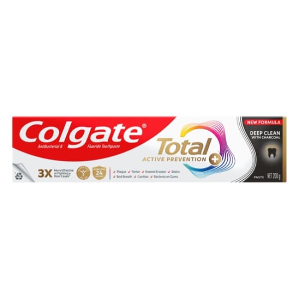 Toothpaste 150g Buy Colgate Total Charcoal Deep Clean Toothpaste 200g Online