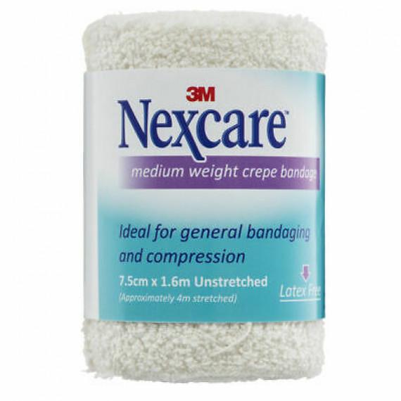 Nexcare Crepe Bandage Medium 75mm x 1.6m - Reliable Injury Support - Chemist Outlet