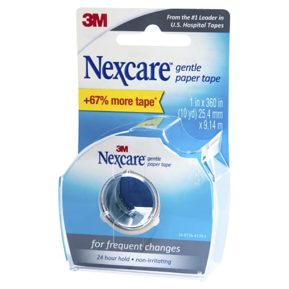 Nexcare Micropore Gentle Paper Tape 25.4mm x 9.1m Dispenser - Chemist Outlet