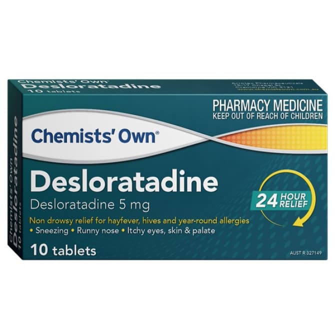 Buy Chemists Own Desloratadine 10 Tablets Online