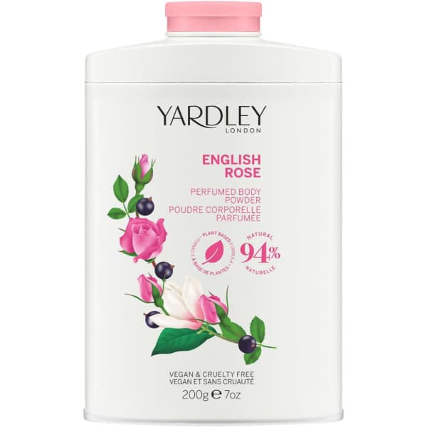 Buy Yardley English Rose Perfumed Body Powder 200g Online