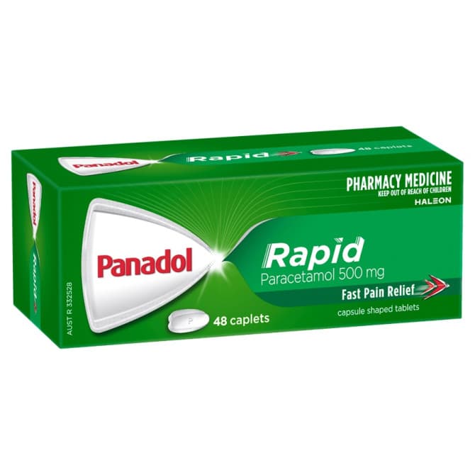 Buy Panadol Rapid 500mg Caplets 48 S2 Online