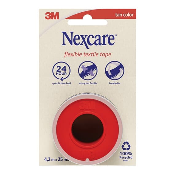 Buy Nexcare Flexible Textile Tape 25mm x 4.2m Online Chemist Outlet