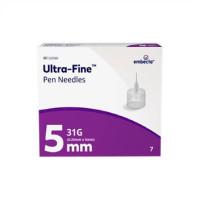 BD Ultra Fine Pen Needles 31g x 5mm Pack of 7