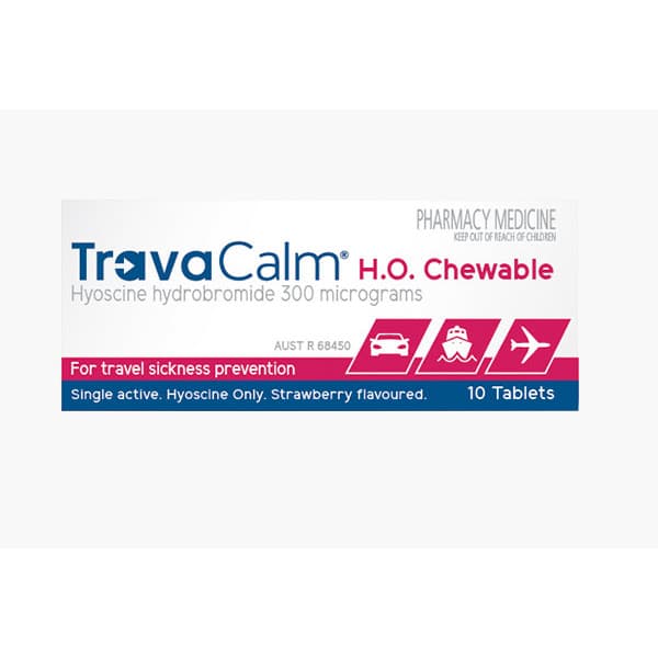 Buy TravaCalm H.O. Chewable 10 Tablets Online