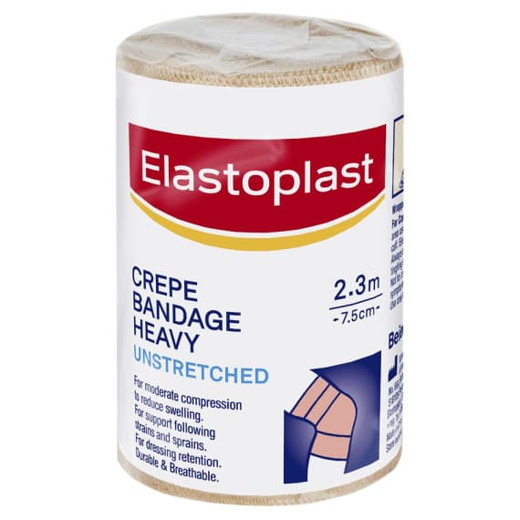 Buy Elastoplast Bandage Crepe Unstretched 7.5cm x 2.3m Online Chemist Outlet
