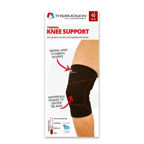 Buy Thermoskin Thermal Knee Support Black Large Online