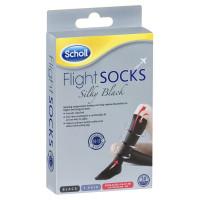 Scholl Flight Socks Ladies Silky Black 6 to 8