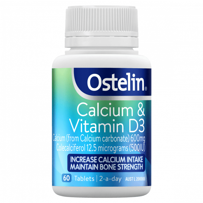 Buy Ostelin Calcium And Vitamin D3 60 Tablets Online