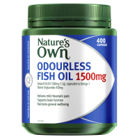 Natures Own Odourless Fish Oil 1500mg 400 Capsules