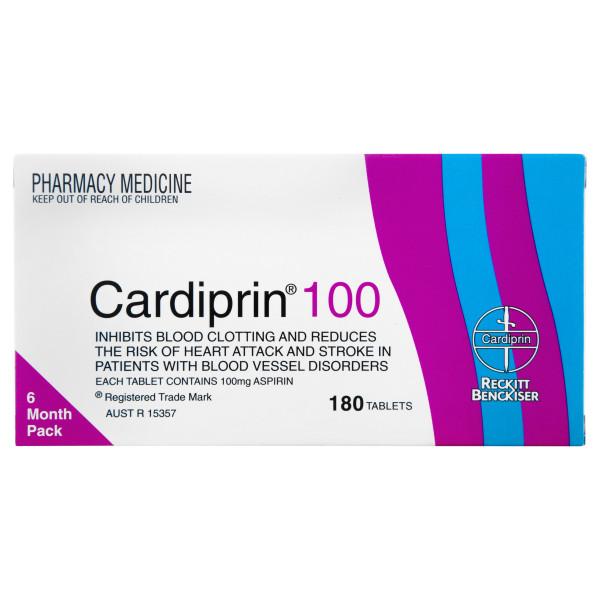 Buy Cardiprin 100mg 180 Tablet Online