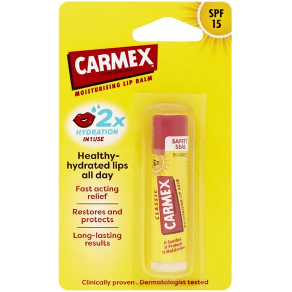 Carmex Moisturising Lip Balm Stick 4.25g - Soft Lips | Chemist Outlet