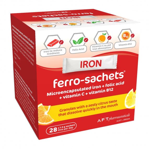 Ferro Sachets 1.5g x 28 Sachets for Iron Support and Energy - Chemist Outlet
