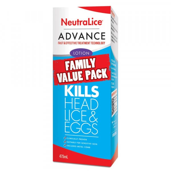 Neutralice Buy NeutraLice Advance Lotion Kit Family Value Pack 475ml Online