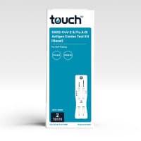 TouchBio COVID 19 and Flu A B Rapid Antigen Combo Test 2 Test Kits