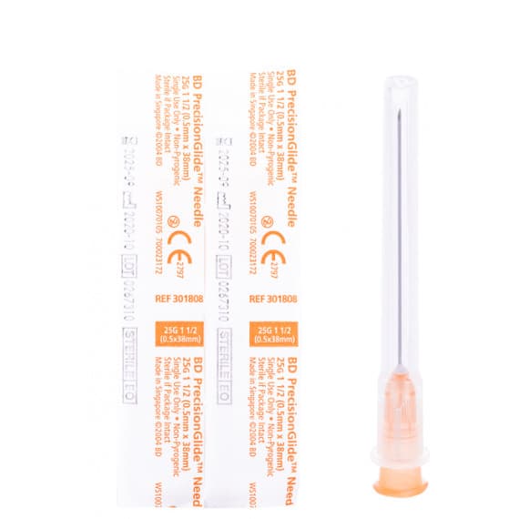 BD PrecisionGlide Needle 25G 1.5 x 38mm for accurate injections - Chemist Outlet
