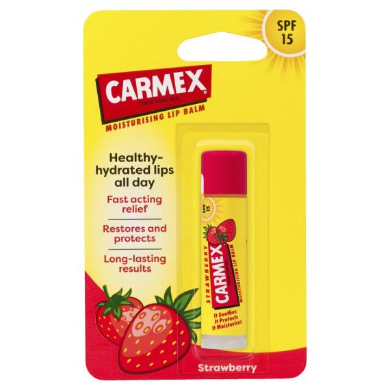 Carmex Strawberry Lip Balm Stick for Moisturised Lips | Chemist Outlet